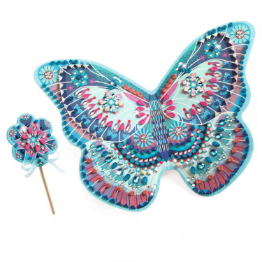 Ailes et baguette de fée à décorer "Comme une fée" DIY DJECO 7939