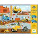 Puzzle géant "Le chantier" 12 + 5 pièces DJECO 7167