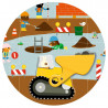 Puzzle géant "Le chantier" 12 + 5 pièces DJECO 7167