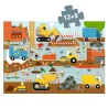 Puzzle géant "Le chantier" 12 + 5 pièces DJECO 7167