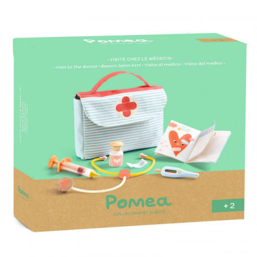 Visite chez le médecin, accessoire pour poupée POMEA de Djeco 7854