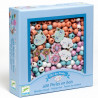 400 Perles en bois "Arc-en-ciel" DJECO 9823