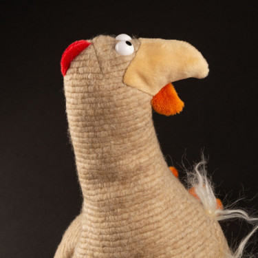 Lost Chicken, poule en peluche SIGIKID Kikeriki 43415