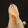 Lost Chicken, poule en peluche SIGIKID Kikeriki 43415