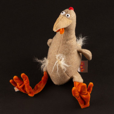 Lost Chicken, poule en peluche SIGIKID Kikeriki 43415