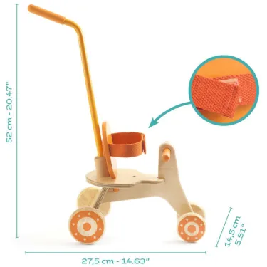 Tricycle pour poupée POMEA de Djeco 7798