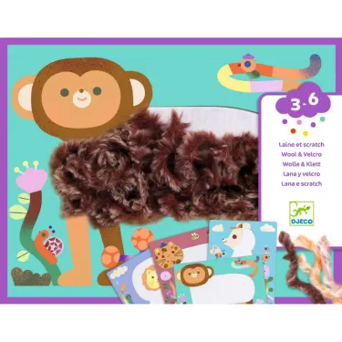 Coffret Laine & Scratch "Tout poilus !" DJECO 9128