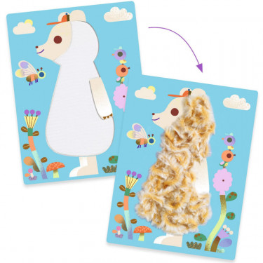 Coffret Laine & Scratch "Tout poilus !" DJECO 9128