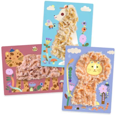 Coffret Laine & Scratch "Tout poilus !" DJECO 9128