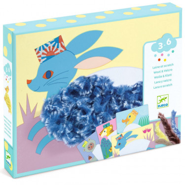 Coffret Laine & Scratch "Avec un chapeau !" DJECO 9127