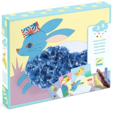 Coffret Laine & Scratch "Avec un chapeau !" DJECO 9127