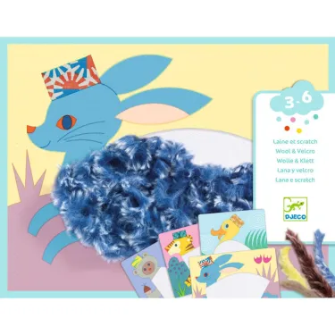 Coffret Laine & Scratch "Avec un chapeau !" DJECO 9127