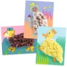 Coffret Laine & Scratch "Avec un chapeau !" DJECO 9127