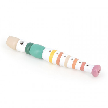 Flûte en bois rayée multicolore pour enfant VILAC 8316