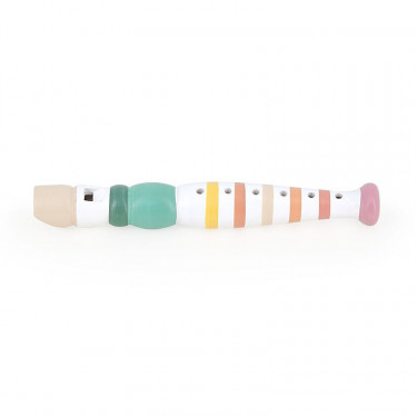Flûte en bois rayée multicolore pour enfant VILAC 8316