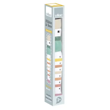 Flûte en bois rayée multicolore pour enfant VILAC 8316