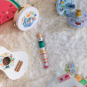 Flûte en bois rayée multicolore pour enfant VILAC 8316
