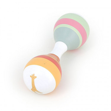 Maracas en bois pour enfant 'Les animaux du monde' Sarah Betz - VILAC 7110