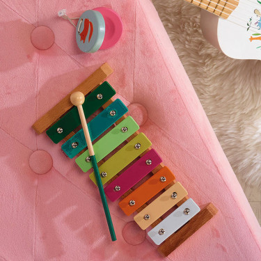 Set de musique en bois 'Les animaux du monde' Sarah Betz - VILAC 7114