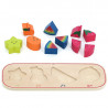 Puzzle d'encastrement en bois 'J'apprends à compter les fruits' Andy Westface VILAC 7424