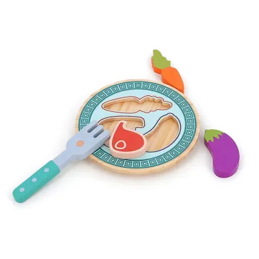 Plateau repas multi-activités, jeu d'éveil en bois VILAC 8128