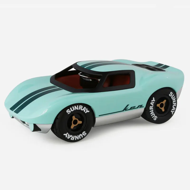 Voiture Playforever mini Ken Parton bleue pâle