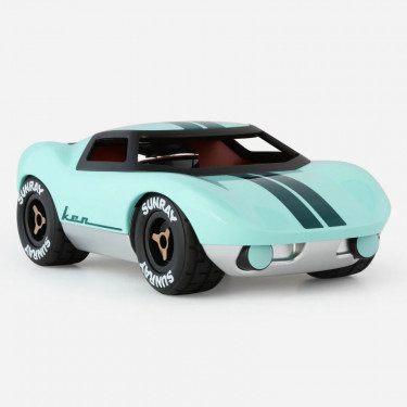 Voiture Playforever mini Ken Parton bleue pâle