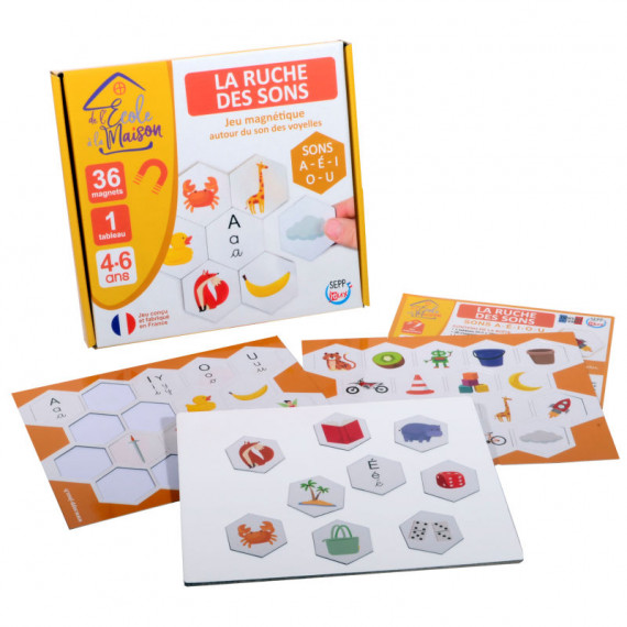 Jeu magnétique "La ruche des sons" SEPP jeux de l'école à la maison