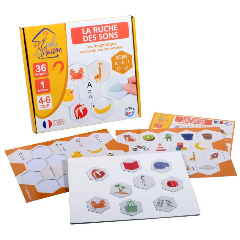 Jeu magnétique "La ruche des sons" SEPP jeux de l'école à la maison