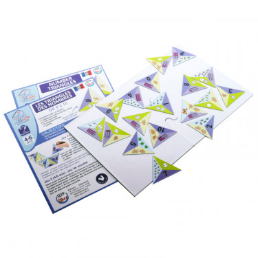 Jeu magnétique "Les triangles des nombres" SEPP jeux de l'école à la maison