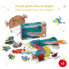 Léon le dragon, puzzle géant 36 pcs DJECO 7170