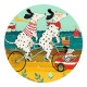 Ollie le dalmatien, puzzle silhouette 24 pcs DJECO 7286