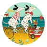Ollie le dalmatien, puzzle silhouette 24 pcs DJECO 7286