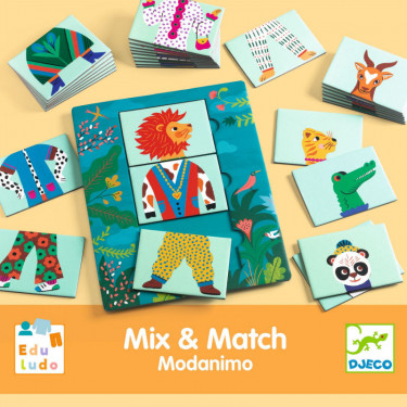 Mix & Match Modanimo - jeu Eduludo DJECO 8247