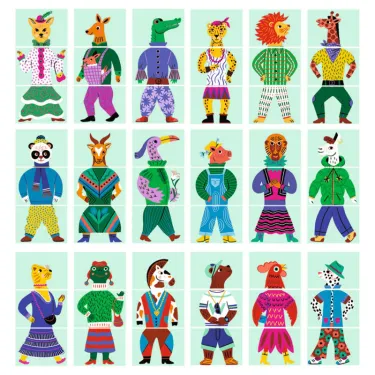 Mix & Match Modanimo - jeu Eduludo DJECO 8247