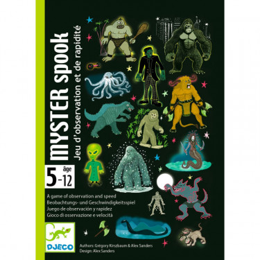 MYSTER SPOOK jeu de cartes DJECO 5070