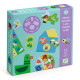 Coffret 5 jeux "A la ferme" DJECO 8275 - Memo Domino Loto Puzzle Ludo