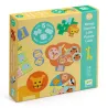 Coffret 5 jeux "Animaux sauvages" DJECO 8276 - Memo Domino Loto Puzzle Ludo