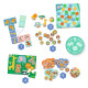 Coffret 5 jeux "Animaux sauvages" DJECO 8276 - Memo Domino Loto Puzzle Ludo