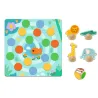 Coffret 5 jeux "Animaux sauvages" DJECO 8276 - Memo Domino Loto Puzzle Ludo