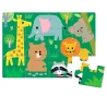 Coffret 5 jeux "Animaux sauvages" DJECO 8276 - Memo Domino Loto Puzzle Ludo