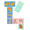 Coffret 5 jeux "Animaux sauvages" DJECO 8276 - Memo Domino Loto Puzzle Ludo