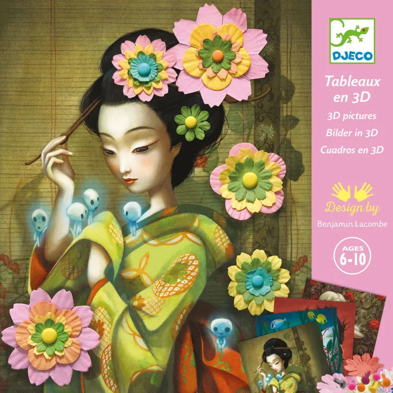 "Rock'n'Roses" Tableaux en 3D - Benjamin Lacombe - DJECO 9455