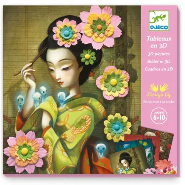 "Rock'n'Roses" Tableaux en 3D - Benjamin Lacombe - DJECO 9455