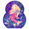 Ella la Sirène, puzzle 36 pcs silhouette DJECO 7303