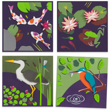 "Au bord de l'eau" Tableaux en 3D - DJECO 9456