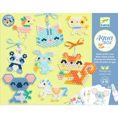Coffret Atelier Perles à eau - Aqua Box "Fourrures" DJECO 9414