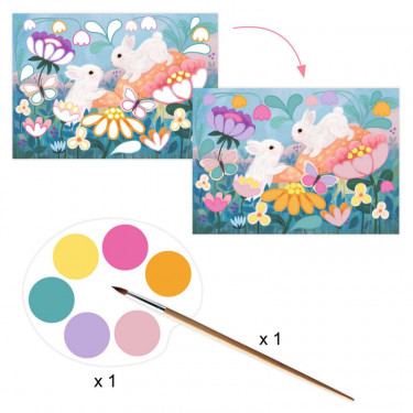 Fluffy Box Coffret d'activités créatives pour enfant DJECO 9329