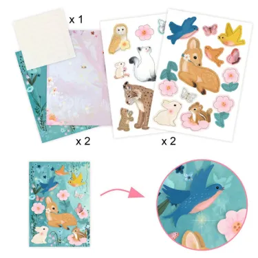 Fluffy Box Coffret d'activités créatives pour enfant DJECO 9329