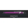 Stylo Bille Violet 849™ Collection Colormat-X Line avec étui - Caran d'Ache